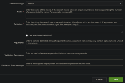 splunk rex in macro splunk rex in macro