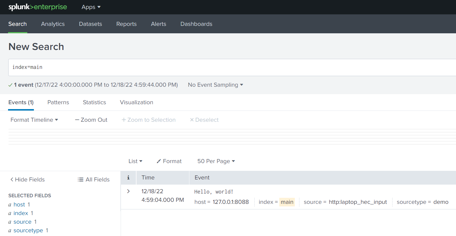 How to Use the Splunk Rest API: Step 2