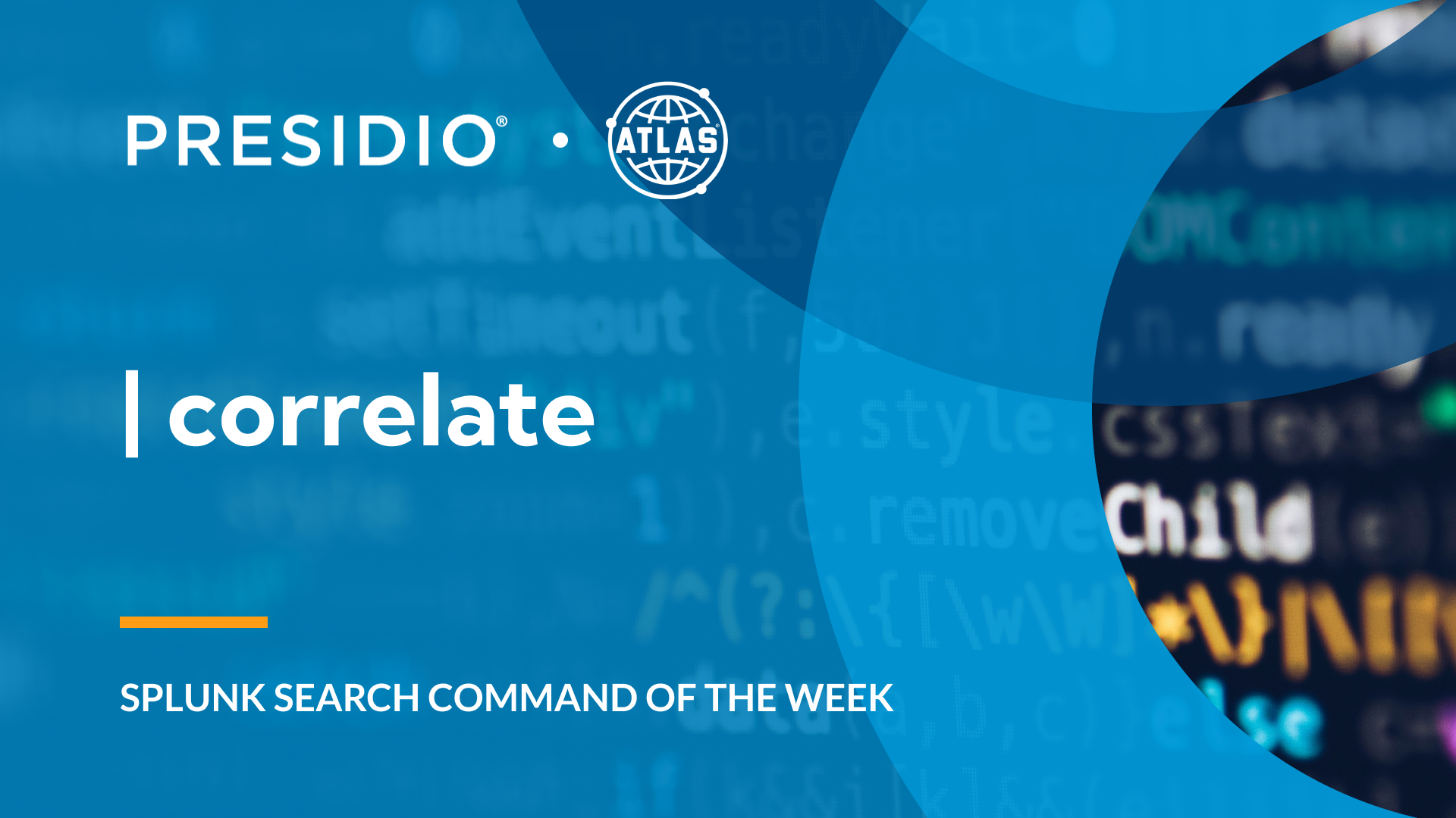 Search Command Of The Week: correlate
