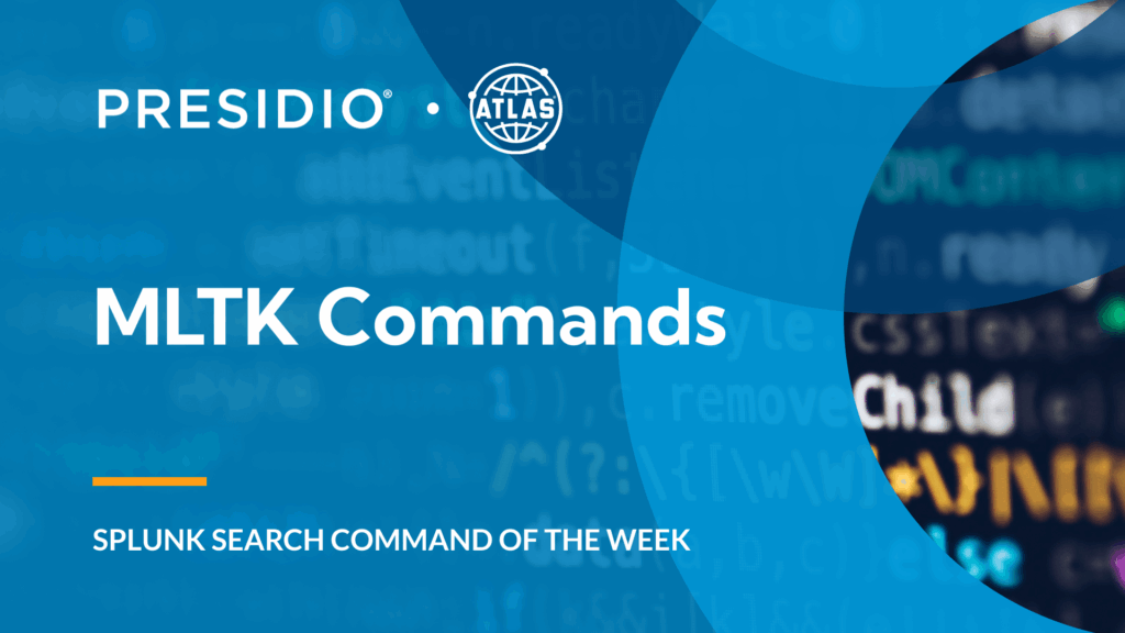 Search Command Of The Week: MLTK Commands